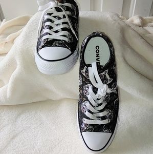 Converse Chuck Taylor All Star Sugar Skull Cats/kittens Women Sz 8